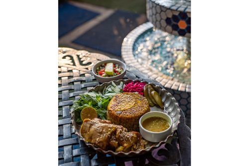 باقالی پلو با گردن